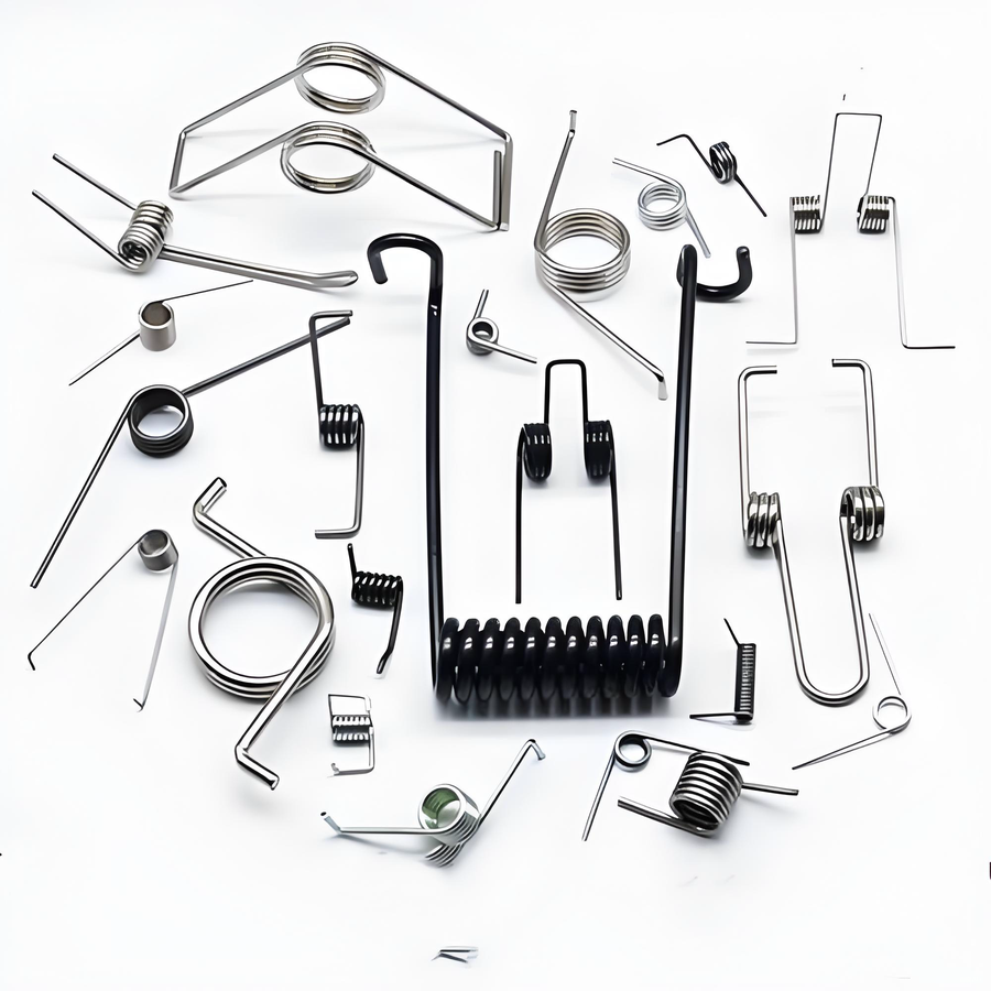 Custom wire formed spring components